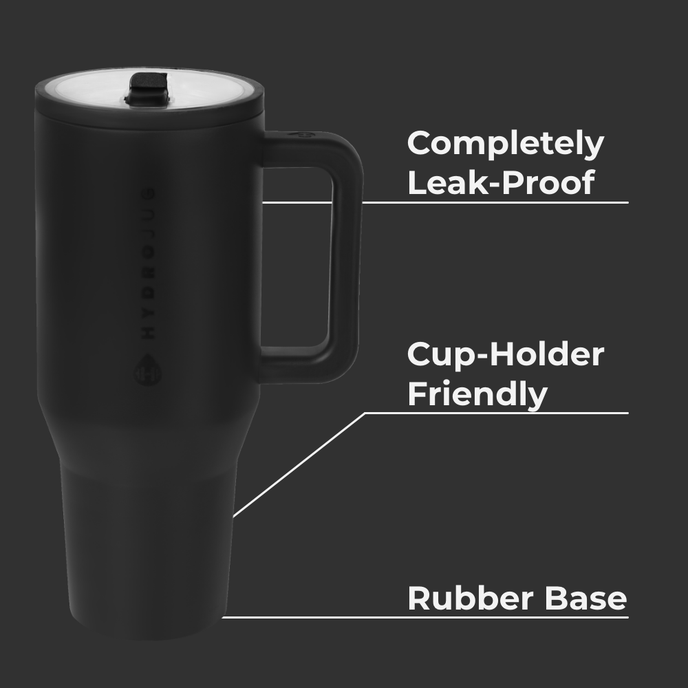 40oz Travel Mug - Black