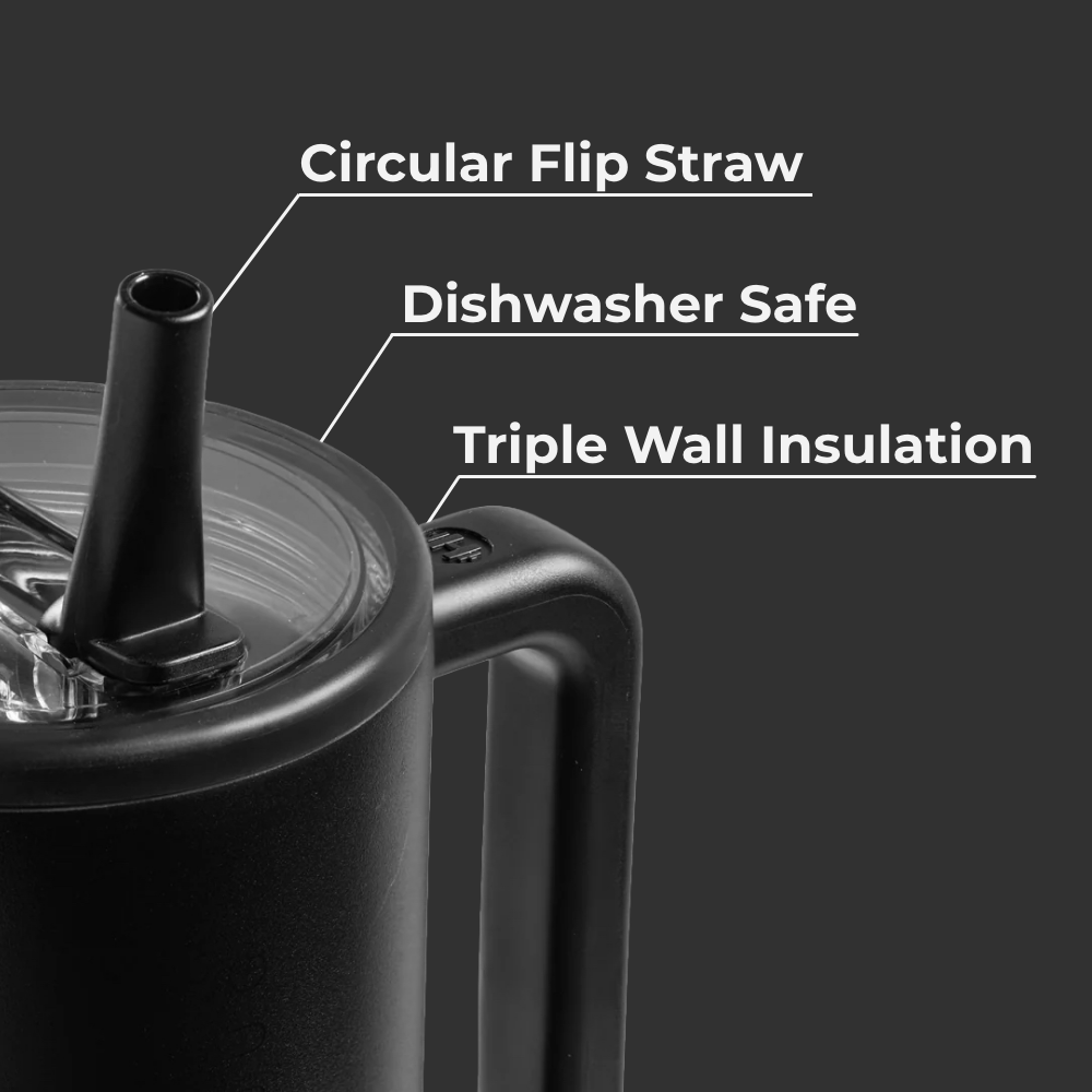 20oz Travel Mug - Black