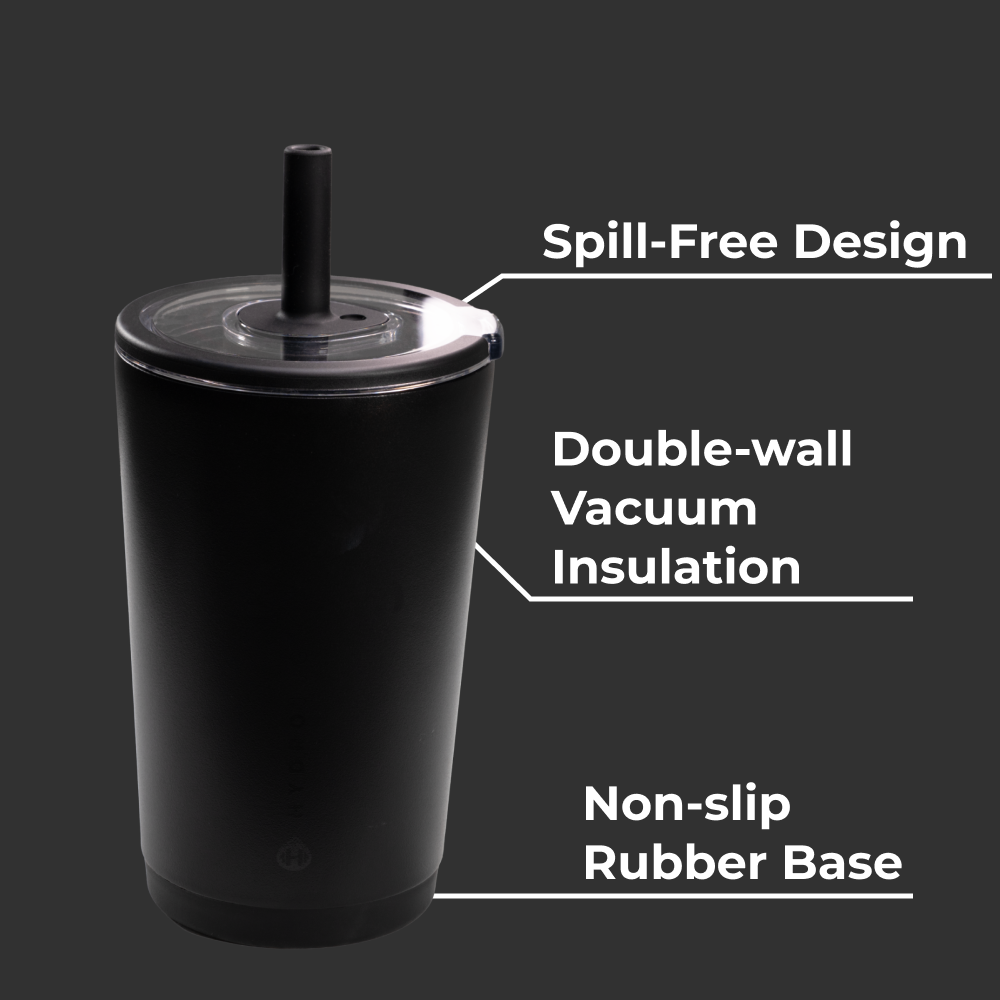 14oz Insulated Tumbler - Black