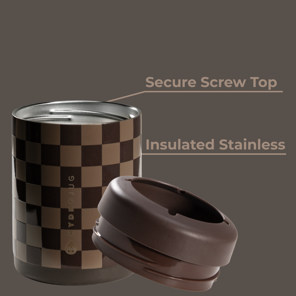 Standard Can Cooler - Autumn Checkers