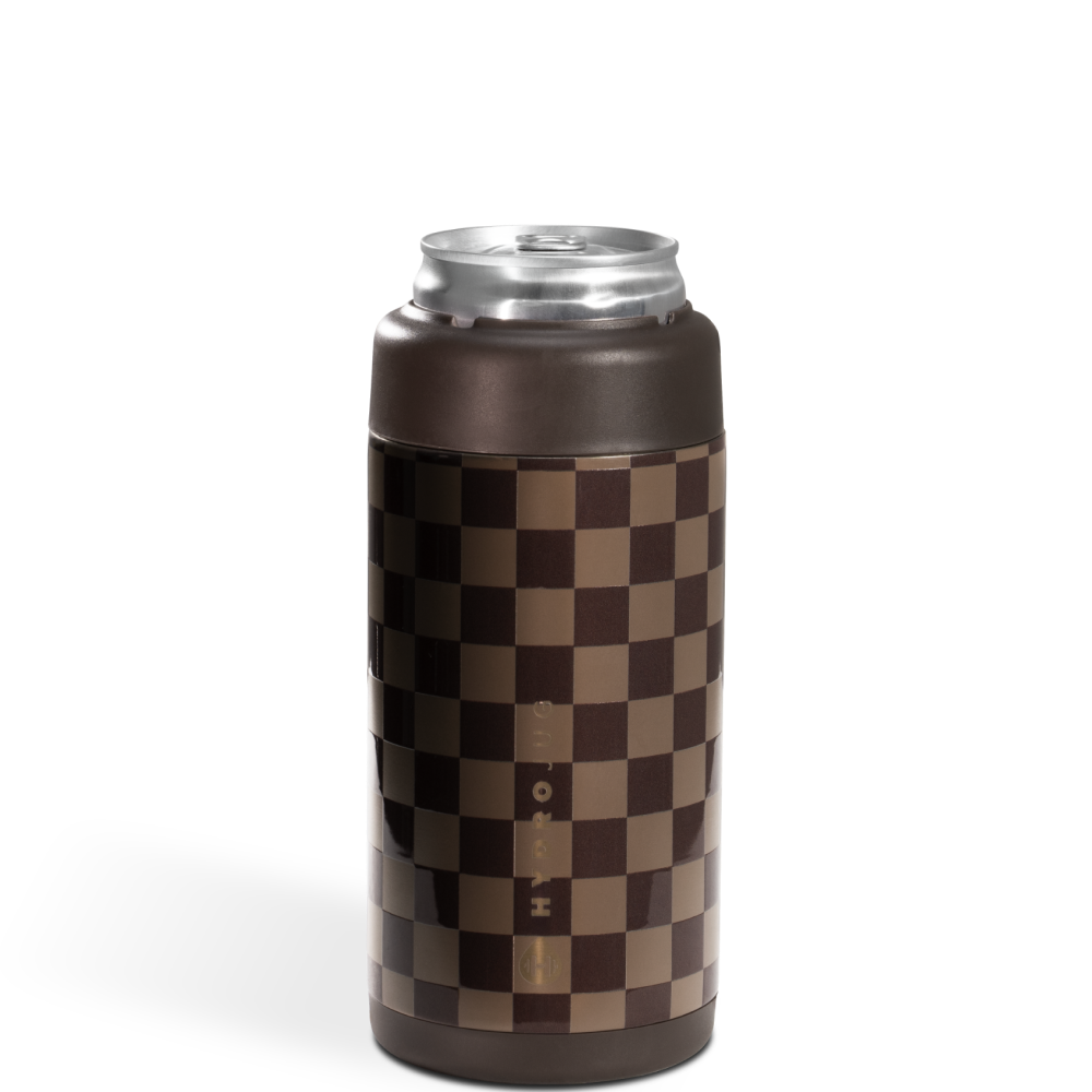 Standard Can Cooler - Autumn Checkers