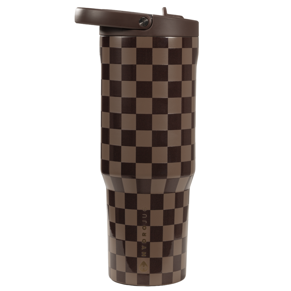 40oz Sport Bottle - Autumn Checkers