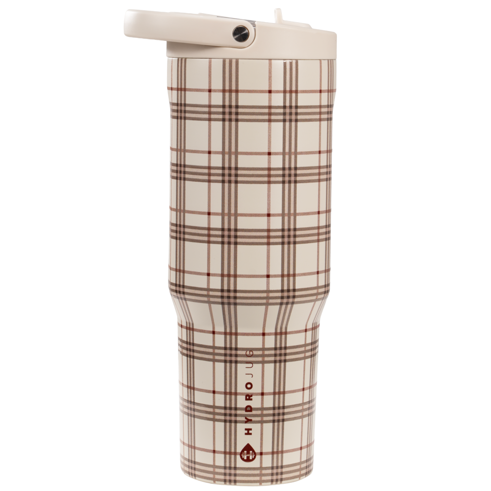 40oz Sport Bottle - Autumn Checkers