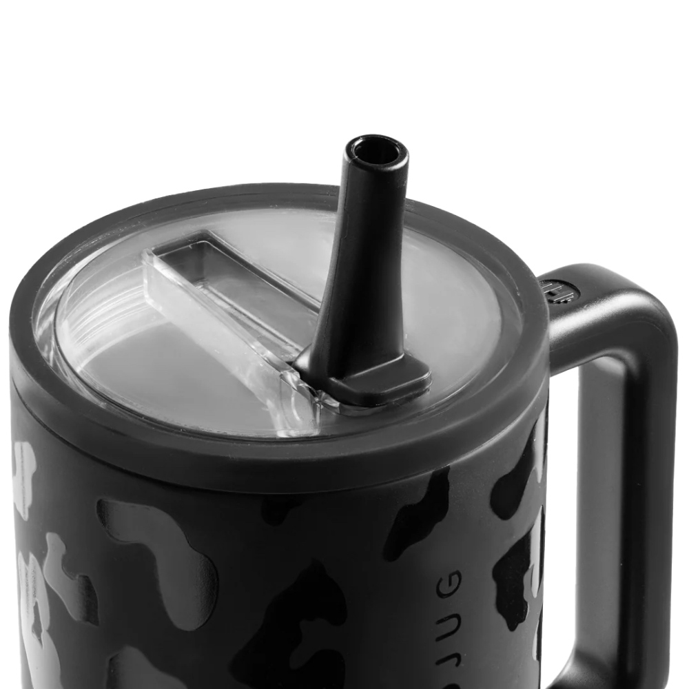 20oz Travel Mug - Black Leopard