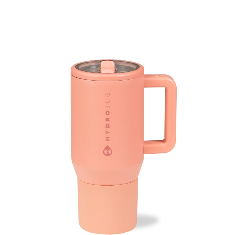 20oz Travel Mug - Black Leopard
