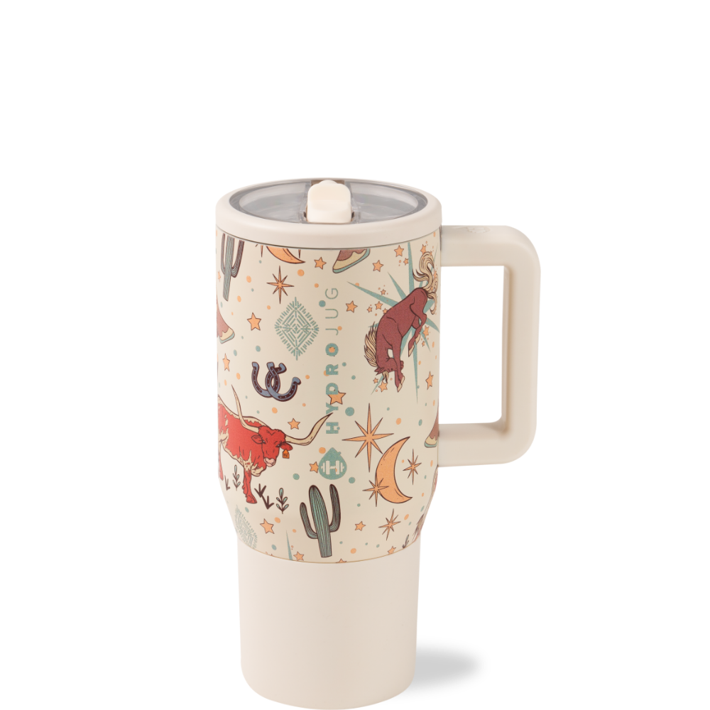 20oz Travel Mug - Black Leopard